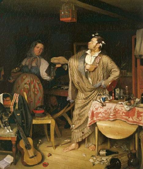 Pavel Fedotov Fresh Cavalier oil painting image